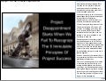 Immutable principles of project management