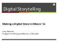 Making a Digital Storytelling Project in iMovie &rsquo;11