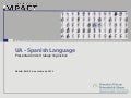 UA Spanish Language: presentación del trabajo lingüístico