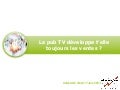 Impact de la publicite tv sur les ventes 