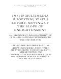 IMS Status Report issue 2.  Contents and Foreword