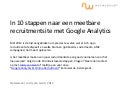In 10 stappen naar een meetbare recruitmentsite met google analytics