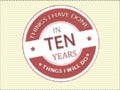 #IN10YEARS by @shyamantab