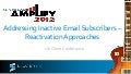 Inactive Email Subscriber Reactivation Silverpop UK