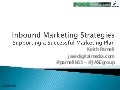 Inbound Marketing Strategies Supporting a Successful Marketing Plan