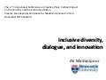 Diversidad inclusiva, diálogo e innovación