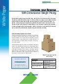 Increase your Revenue with Dimensional Weight Pricing