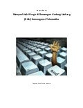 Indepth report menyoal hak warga di rancangan undang undang (ruu) konvergensi telematika 0