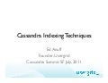 Indexing in Cassandra