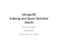 MongoDB Indexing: The Details