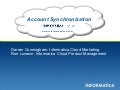 Informatica Cloud Account Synchronization