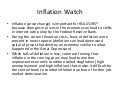 Inflation Watch for January, 2011