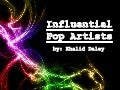 Influential Pop Artists
