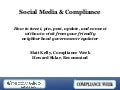 Social Media & Compliance