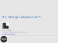 Big Data sessie Maurits Kaptein