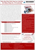 KỸ NĂNG LÃNH ĐẠO THÔNG TIN - IT Leadership