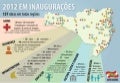 Obras inauguradas em 2012