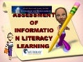 Information Literacy Assessment  2003 version