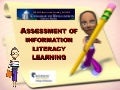 Information Literacy Assessment 2007