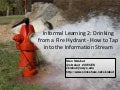 Informal Learning 2: Drinking from a Fire Hydrant - How to Tap into the Information Stream