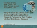 A Highly Scalable Approach to Extending Functionality of the Research Networking Tool Profiles with the OpenSocial Standard