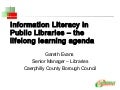 Information Literacy   A Public Library View