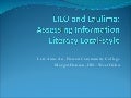 LILO and Laulima: Assessing Information Literacy Local-style