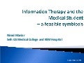 Information therapy and the medical student
