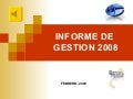 Informe 2008 San Carlos