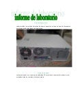 Informe de laboratorio
