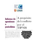 Informe sobre agresiones a periodistas   caso tipnis (22jun12)