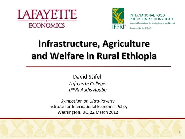 Infrastructure Agriculutre And Welf...