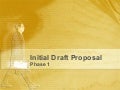 Initial Draft Proposal