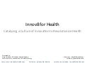 Innov 8 overview for health 9.24.11 s