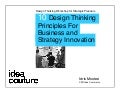 Innovation and Design Thinking - Idris Mootee