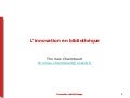 L'innovation en biblitohèque