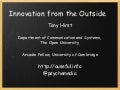 Innovation From The Outside
