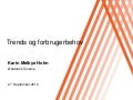 Innovation & it i turisterhvervet Tendenser og forbrugerbehov
