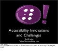 Yahoo! Hack University: Accessibility Innovations and Challenges