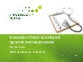 Innovation Union Scoreboard og norsk innovasjon