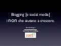 I Non Che Aiutano A Crescere Corso Di Blog