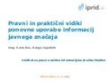 ponovna uporaba informacij javnega sektorja