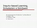 Inquiry-based Learning e SimQuest