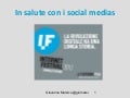 In salute con i social medias G Marsico