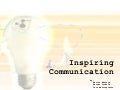 Inspiring Communication