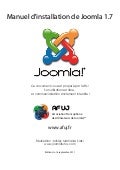 Installation joomla 1-7