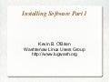 Installing Software, Part 1 - Repositories