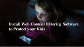 Install Web Content Filtering Softw...