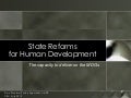 State Reforms for Human Development (UNDP presentation)