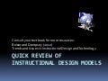 Instructional design review